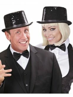 Chapeau Haut De Forme Paillettes