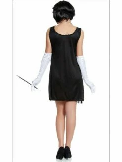 Devant -FIESTA Soldes deguisement charleston noir 1