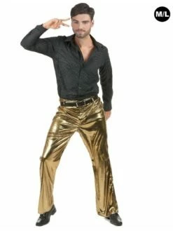 Pantalon Disco Or Homme